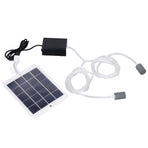 Solar Oxygen Pump Multi Purpose Convenient Installation Easy to Carry Portable Fishing Aerator Pump for Aquariums