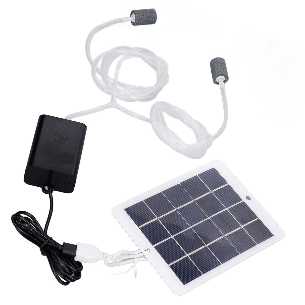 Solar Oxygen Pump Multi Purpose Convenient Installation Easy to Carry Portable Fishing Aerator Pump for Aquariums