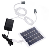 Solar Oxygen Pump Multi Purpose Convenient Installation Easy to Carry Portable Fishing Aerator Pump for Aquariums - Side View