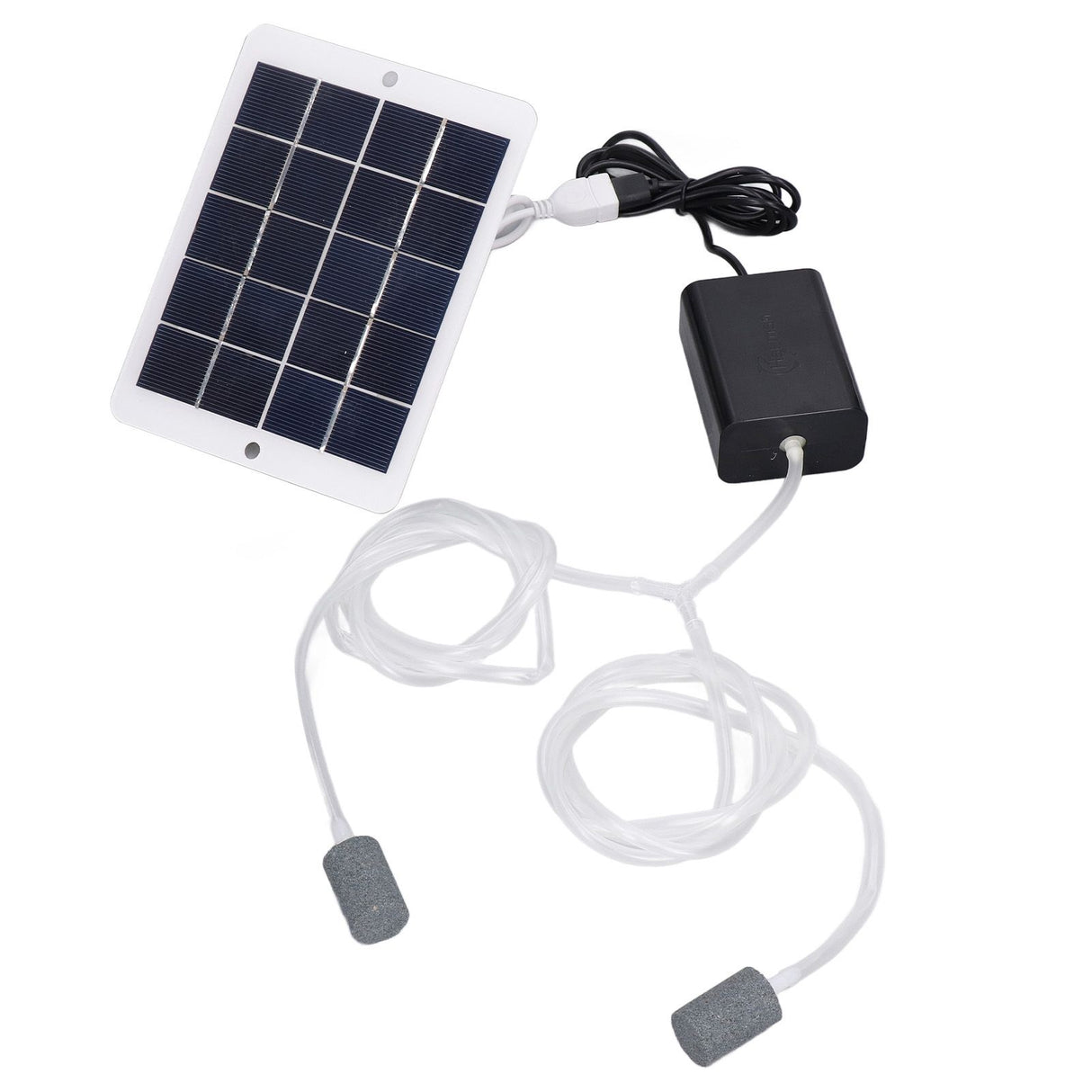 Solar Oxygen Pump Multi Purpose Convenient Installation Easy to Carry Portable Fishing Aerator Pump for Aquariums