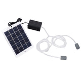 Solar Oxygen Pump Multi Purpose Convenient Installation Easy to Carry Portable Fishing Aerator Pump for Aquariums