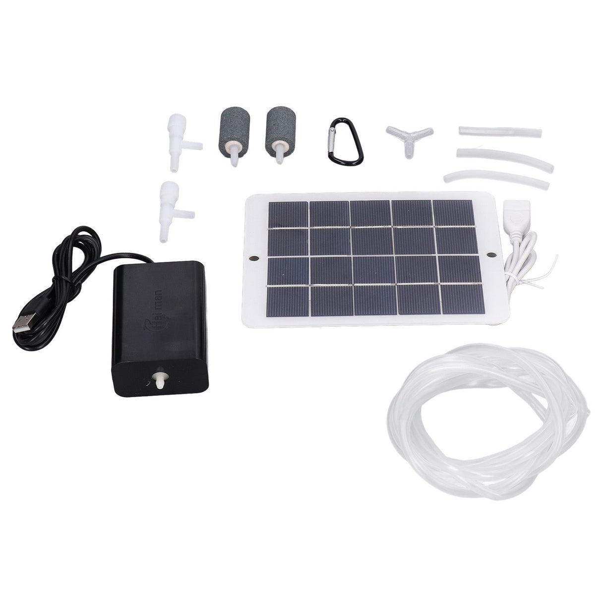 Solar Oxygen Pump Multi Purpose Convenient Installation Easy to Carry Portable Fishing Aerator Pump for Aquariums