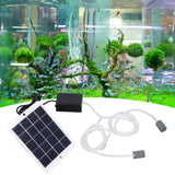 Solar Oxygen Pump Multi Purpose Convenient Installation Easy to Carry Portable Fishing Aerator Pump for Aquariums - Extra Image