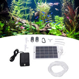 Solar Oxygen Pump Multi Purpose Convenient Installation Easy to Carry Portable Fishing Aerator Pump for Aquariums
