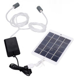 Solar Oxygen Pump Multi Purpose Convenient Installation Easy to Carry Portable Fishing Aerator Pump for Aquariums