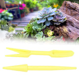 20Sets Small Seed Planter Strong Practicality Small Portable Comfortable to Use Seedling Remover for Vegetable PlantingYellow