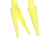20Sets Small Seed Planter Strong Practicality Small Portable Comfortable to Use Seedling Remover for Vegetable PlantingYellow