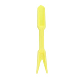 20Sets Small Seed Planter Strong Practicality Small Portable Comfortable to Use Seedling Remover for Vegetable PlantingYellow