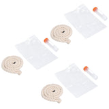 3Sets Saliva Sampling Rope Strong Practicability Complete Tools Soft Cotton Rope Swine Fever Detection Tool for Pigs - Front View