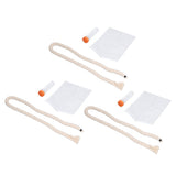 3Sets Saliva Sampling Rope Strong Practicability Complete Tools Soft Cotton Rope Swine Fever Detection Tool for Pigs