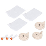 3Sets Saliva Sampling Rope Strong Practicability Complete Tools Soft Cotton Rope Swine Fever Detection Tool for Pigs