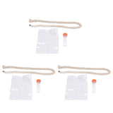 3Sets Saliva Sampling Rope Strong Practicability Complete Tools Soft Cotton Rope Swine Fever Detection Tool for Pigs - Low Angle