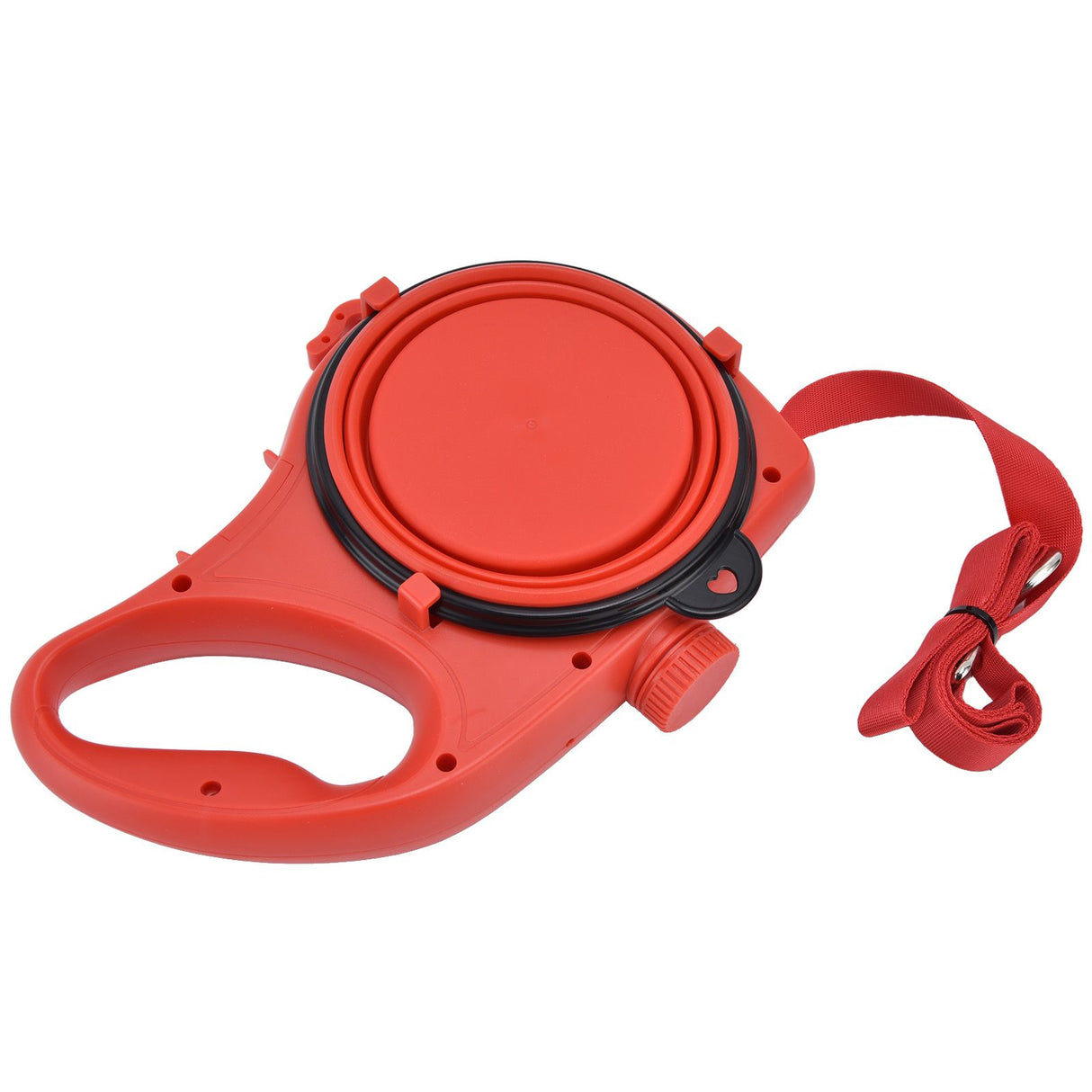 Pet Leash Multifunction Hollow Inside Multicolor Optional Lightweight Portable Small Dog LeashRed