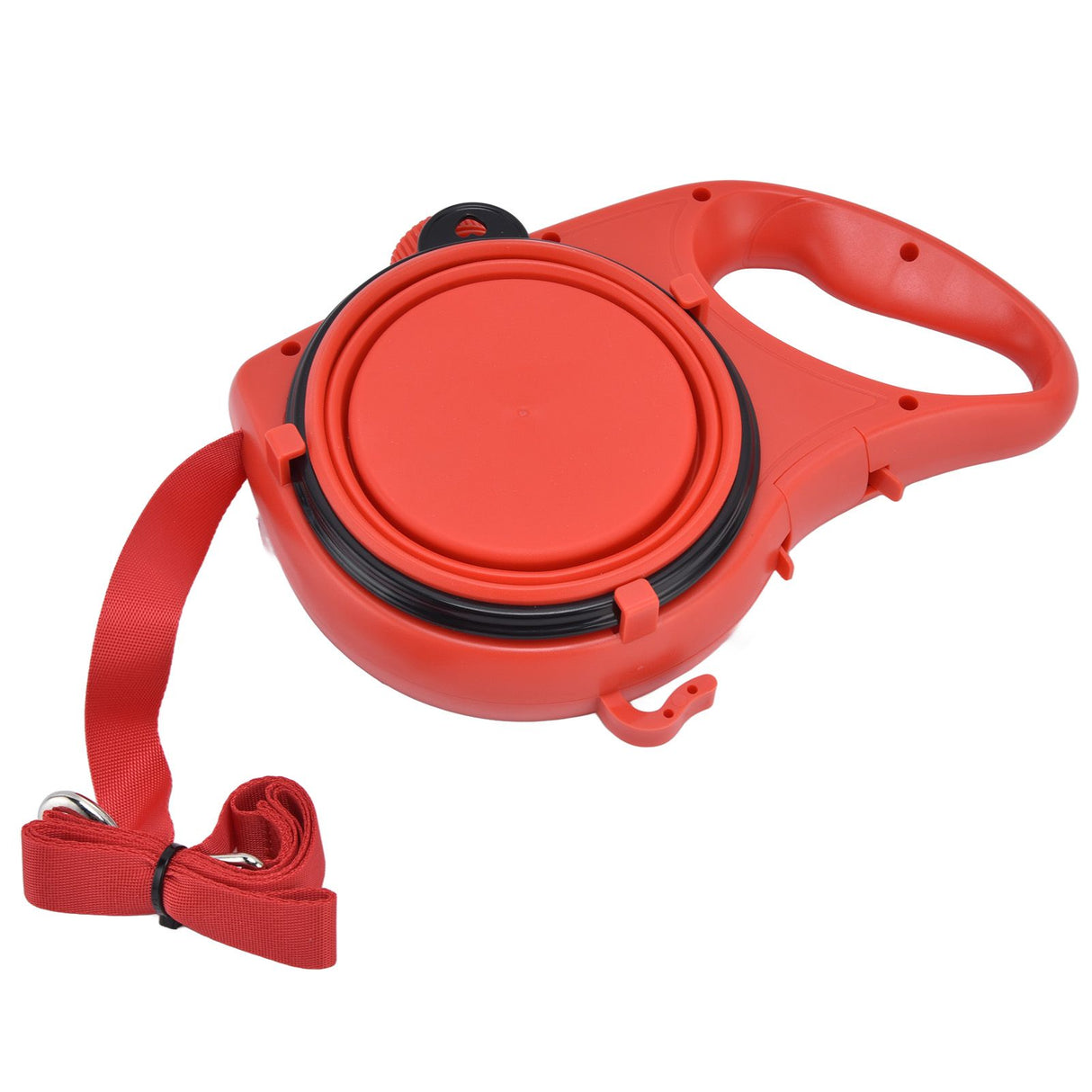 Pet Leash Multifunction Hollow Inside Multicolor Optional Lightweight Portable Small Dog LeashRed