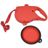 Pet Leash Multifunction Hollow Inside Multicolor Optional Lightweight Portable Small Dog LeashRed