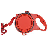 Pet Leash Multifunction Hollow Inside Multicolor Optional Lightweight Portable Small Dog LeashRed