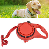 Pet Leash Multifunction Hollow Inside Multicolor Optional Lightweight Portable Small Dog LeashRed