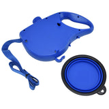 Pet Leash Multifunction Hollow Inside Multicolor Optional Lightweight Portable Small Dog LeashBlue