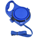 Pet Leash Multifunction Hollow Inside Multicolor Optional Lightweight Portable Small Dog LeashBlue