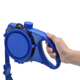 Pet Leash Multifunction Hollow Inside Multicolor Optional Lightweight Portable Small Dog LeashBlue