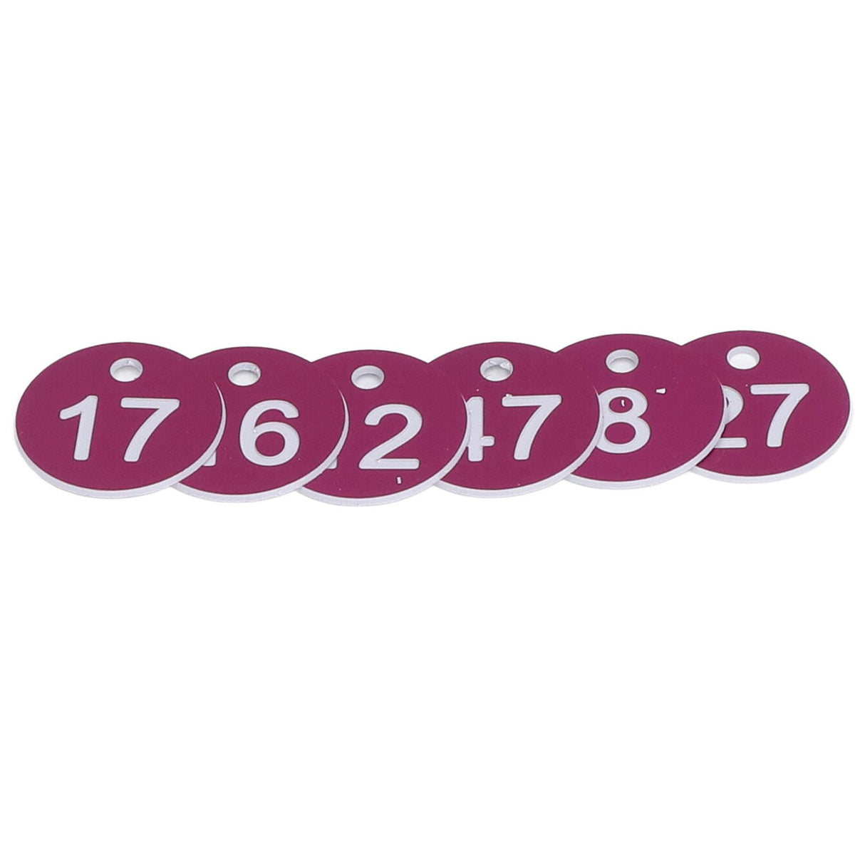 50Pcs Numbered Label Round Simple Beautiful Beehive Tag Breeding Supplies for Beekeeping Animal HusbandryNumbers 1 to 50 Purple