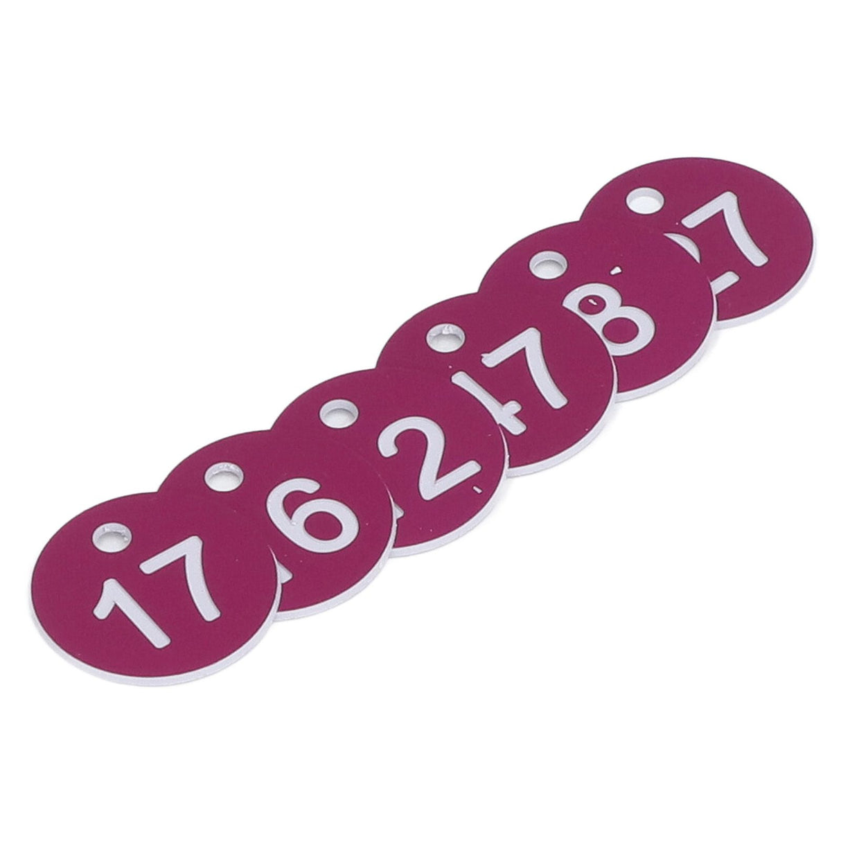 50Pcs Numbered Label Round Simple Beautiful Beehive Tag Breeding Supplies for Beekeeping Animal HusbandryNumbers 1 to 50 Purple