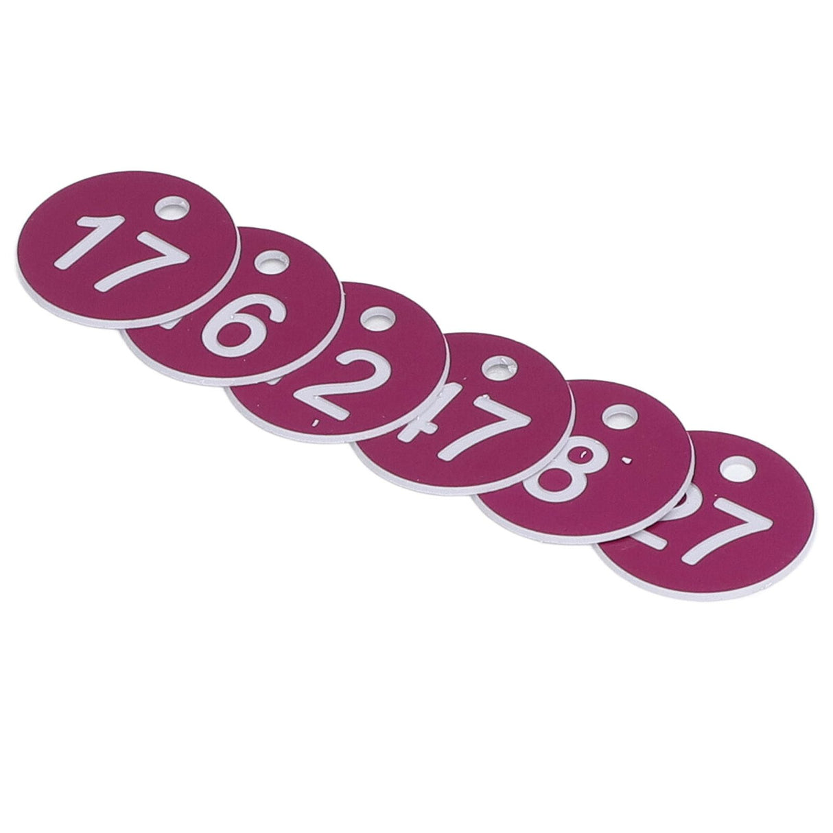 50Pcs Numbered Label Round Simple Beautiful Beehive Tag Breeding Supplies for Beekeeping Animal HusbandryNumbers 1 to 50 Purple