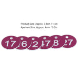 50Pcs Numbered Label Round Simple Beautiful Beehive Tag Breeding Supplies for Beekeeping Animal HusbandryNumbers 1 to 50 Purple - Extra Image