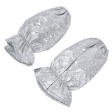Ice Scraper Mitts Elastic Wristband Comfortable Feel Fine Workmanship Thick Waterproof Ice Scraper Mitt Glove - Rear View