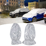 Ice Scraper Mitts Elastic Wristband Comfortable Feel Fine Workmanship Thick Waterproof Ice Scraper Mitt Glove