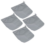 4PCS Car Rearview Mirror Protective Cover 190T Polyester Taffeta Faucet Frost Guard CoverGrey