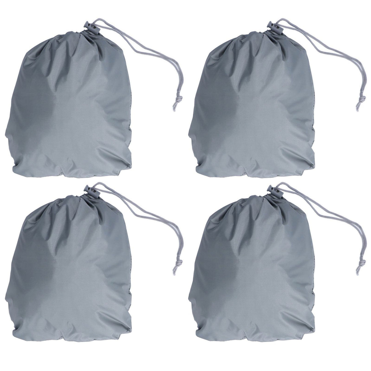 4PCS Car Rearview Mirror Protective Cover 190T Polyester Taffeta Faucet Frost Guard CoverGrey
