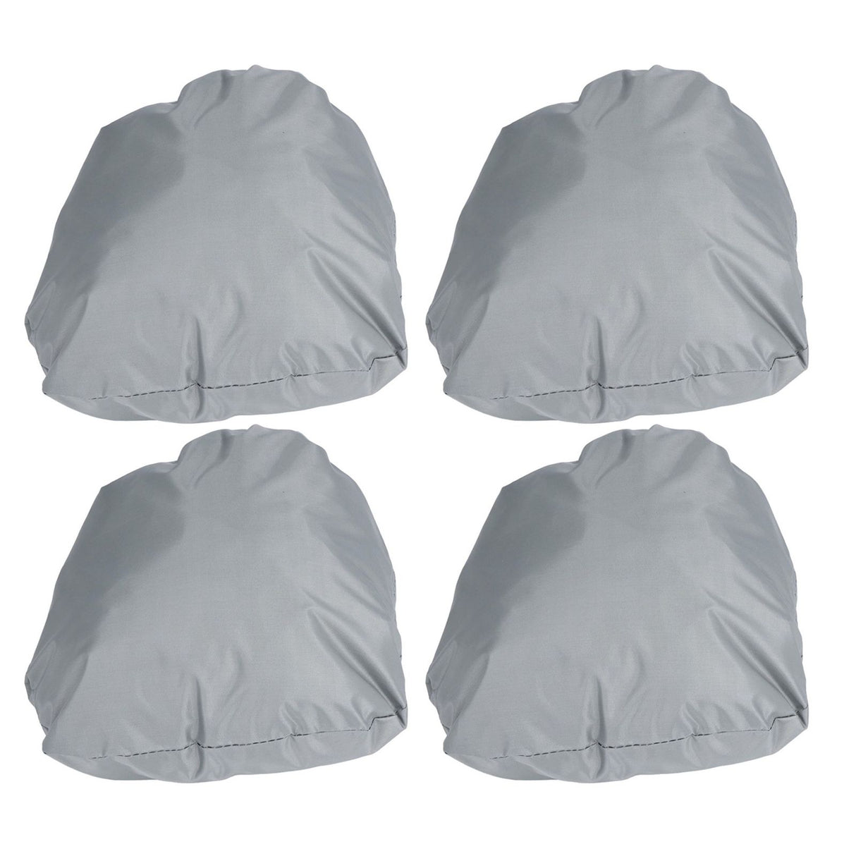 4PCS Car Rearview Mirror Protective Cover 190T Polyester Taffeta Faucet Frost Guard CoverGrey
