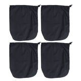 4PCS Car Rearview Mirror Protective Cover 190T Polyester Taffeta Faucet Frost Guard CoverBlack