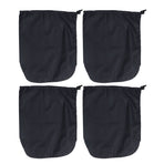 4PCS Car Rearview Mirror Protective Cover 190T Polyester Taffeta Faucet Frost Guard CoverBlack