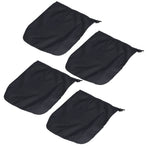 4PCS Car Rearview Mirror Protective Cover 190T Polyester Taffeta Faucet Frost Guard CoverBlack