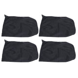 4PCS Car Rearview Mirror Protective Cover 190T Polyester Taffeta Faucet Frost Guard CoverBlack - Side View