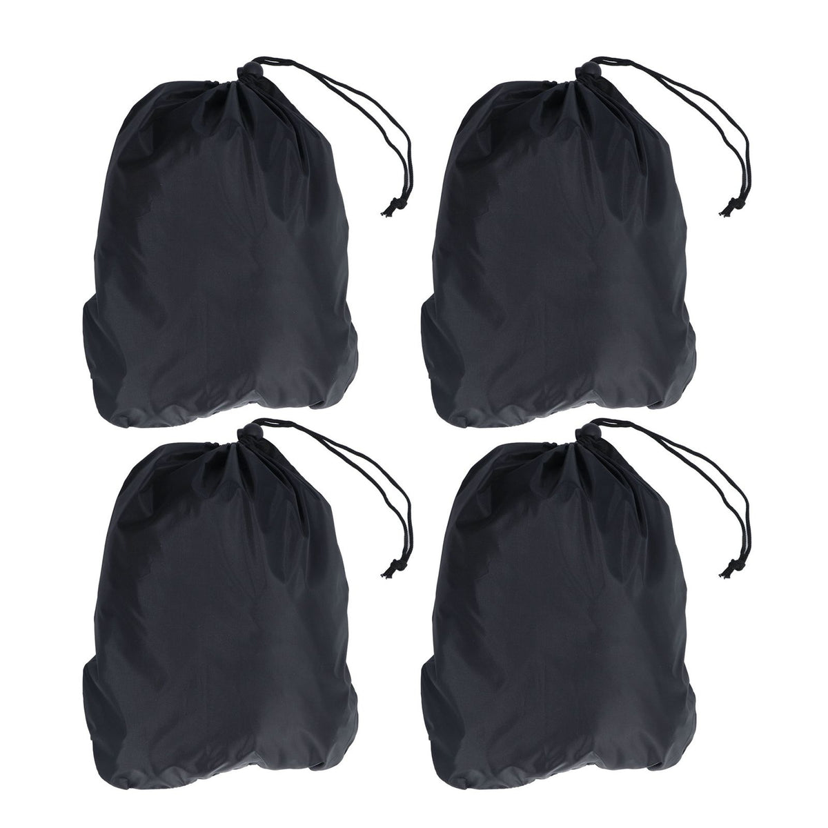 4PCS Car Rearview Mirror Protective Cover 190T Polyester Taffeta Faucet Frost Guard CoverBlack