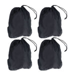 4PCS Car Rearview Mirror Protective Cover 190T Polyester Taffeta Faucet Frost Guard CoverBlack