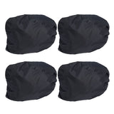 4PCS Car Rearview Mirror Protective Cover 190T Polyester Taffeta Faucet Frost Guard CoverBlack - Close-Up Angle
