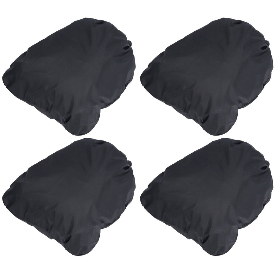 4PCS Car Rearview Mirror Protective Cover 190T Polyester Taffeta Faucet Frost Guard CoverBlack