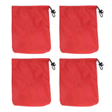 4PCS Car Rearview Mirror Protective Cover 190T Polyester Taffeta Faucet Frost Guard CoverRed