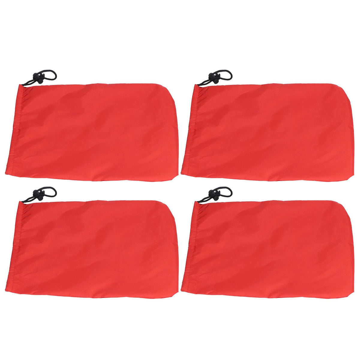 4PCS Car Rearview Mirror Protective Cover 190T Polyester Taffeta Faucet Frost Guard CoverRed