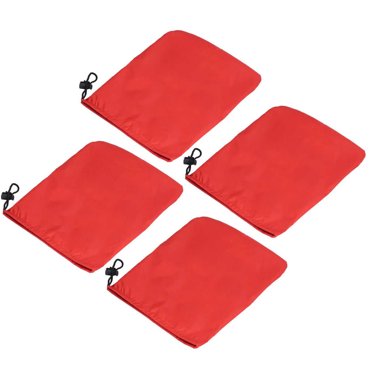4PCS Car Rearview Mirror Protective Cover 190T Polyester Taffeta Faucet Frost Guard CoverRed