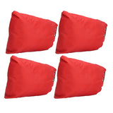 4PCS Car Rearview Mirror Protective Cover 190T Polyester Taffeta Faucet Frost Guard CoverRed