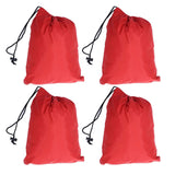 4PCS Car Rearview Mirror Protective Cover 190T Polyester Taffeta Faucet Frost Guard CoverRed - Low Angle