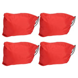 4PCS Car Rearview Mirror Protective Cover 190T Polyester Taffeta Faucet Frost Guard CoverRed - Extra Image