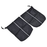 33x27cm Universal Car Mirror Cover Side View Mirror Cover Black Auto Rearview Protection Protector - 45-Degree Angle