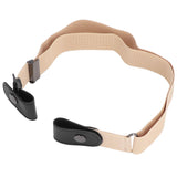 Buckle Free Stretch Belt Adjustable Japanese Lazy Invisible Traceless Belts for WomenKhaki - Front View
