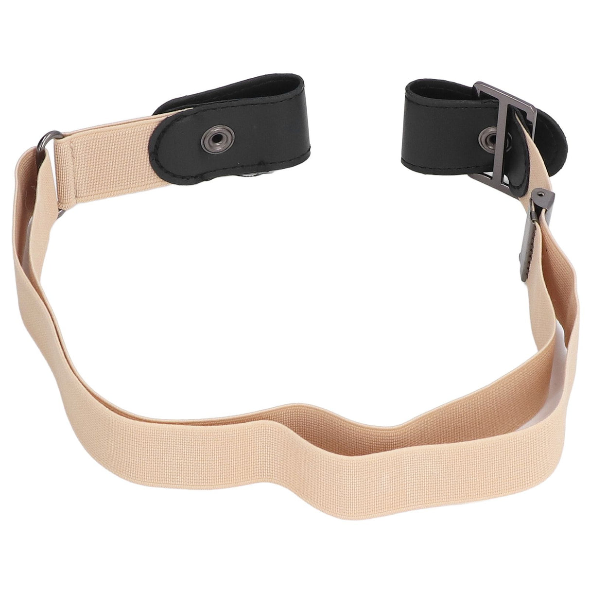 Buckle Free Stretch Belt Adjustable Japanese Lazy Invisible Traceless Belts for WomenKhaki